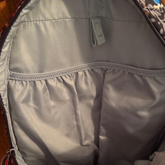 Vera Bradley Coleman Black and Red Paisley Backpack - Picture 4 of 8